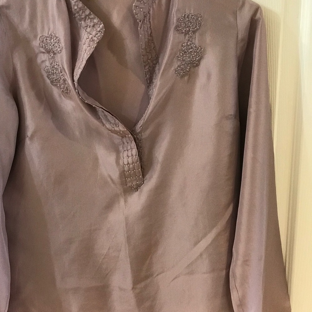👚Calypso 100% Silk Blouse